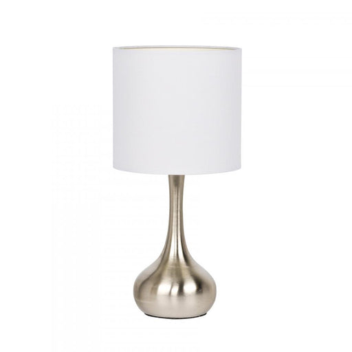 Craftmade 1 Light Metal Base Table Lamp in Brushed Polished Nickel