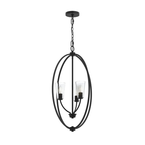 Jheni Three-light Foyer Pendant With Clear Glass Shades | P500512-31M