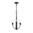 Jheni Three-light Chandelier With Clear Glass Shades | P400452-31M