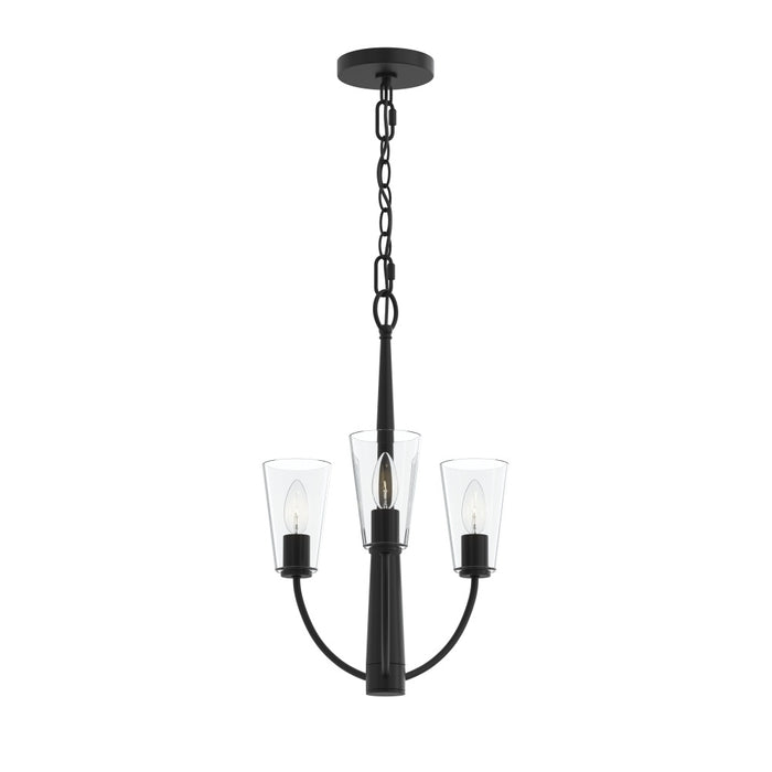 Jheni Three-light Chandelier With Clear Glass Shades | P400452-31M