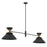 4 Light Linear Chandelier / Lustre Lineair 4 Light | 207317A