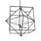 Roxton 12 Light Chandelier (matte Black & Polished Nickel) | AC11202PN