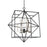 Roxton 8 Light Chandelier (matte Black & Polished Nickel) | AC11208PN