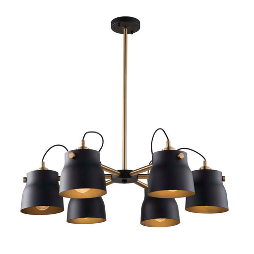 Euro Industrial 6-light Chandelier | AC11366VB