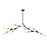 Filiali 10 Light Chandelier (black & Harvest Brass) | AC11538