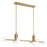8 Light Linear Chandelier / Lustre Lineair 8 Light | 207355A