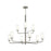 Mack Nine-light Two-tier Chandelier With Layered Glass Shades | P400478-009
