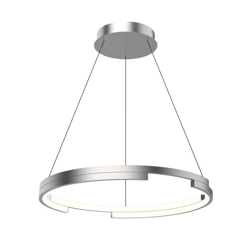 Anello Minor 24-in Brushed Nickel Led Pendant | PD52724-BN-UNV