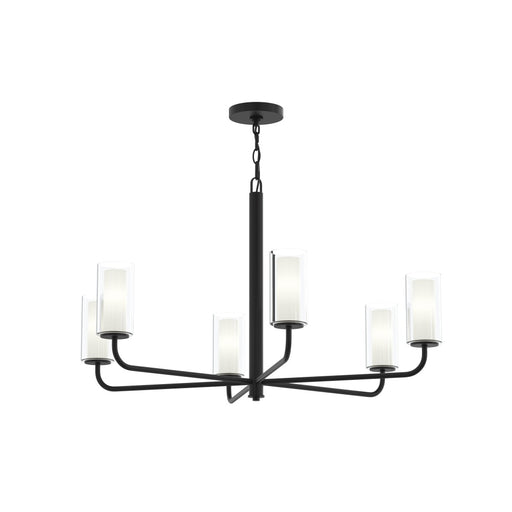 Mack Six-light Chandelier With Layered Glass Shades | P400477-31M