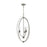 Jheni Three-light Foyer Pendant With Clear Glass Shades | P500512-009