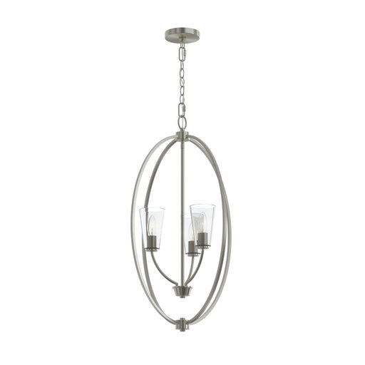 Jheni Three-light Foyer Pendant With Clear Glass Shades | P500512-009