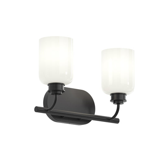 Reines Two-light Bath Vanity With Opal Glass Shades | P300578-31M