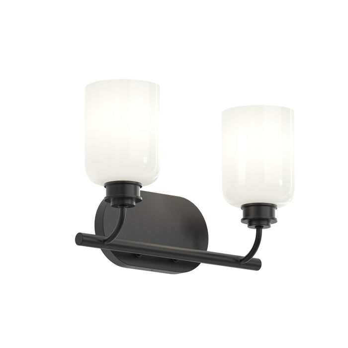 Reines Two-light Bath Vanity With Opal Glass Shades | P300578-31M