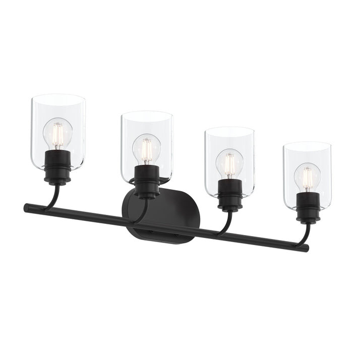Reines Four-light Bath Vanity With Clear Glass Shades | P300568-31M