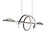 40in Horizontal Swirl Pendant, 5cct Black | BRPD40CCBK
