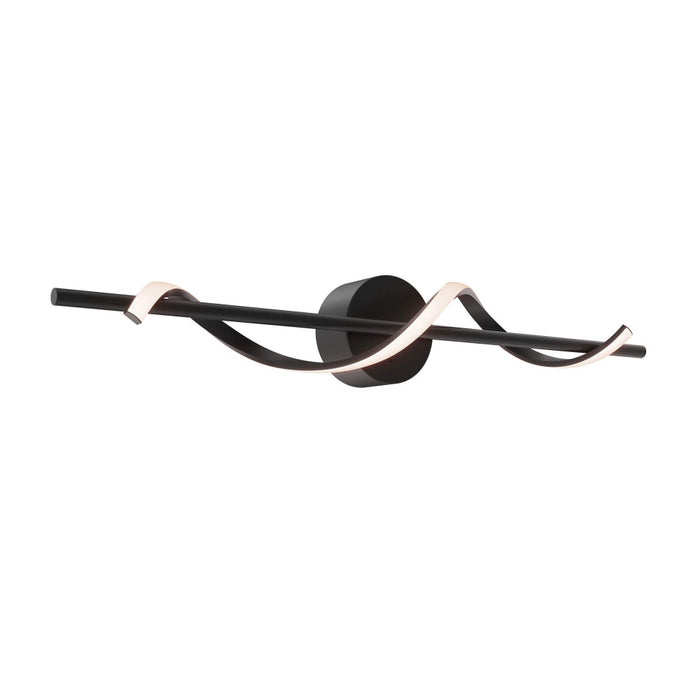 24in Horizontal Swirl Pendant, 5cct Black | BRV36CCBK