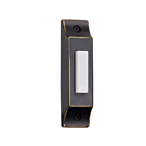 Craftmade Surface Mount Die-Cast Builder's Series LED Lighted Push Button in Antique Bronze