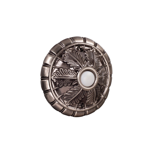 Craftmade Surface Mount Medallion LED Lighted Push Button in Antique Pewter