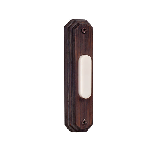 Craftmade Surface Mount Octagon Lighted Push Button in Rustic Brick
