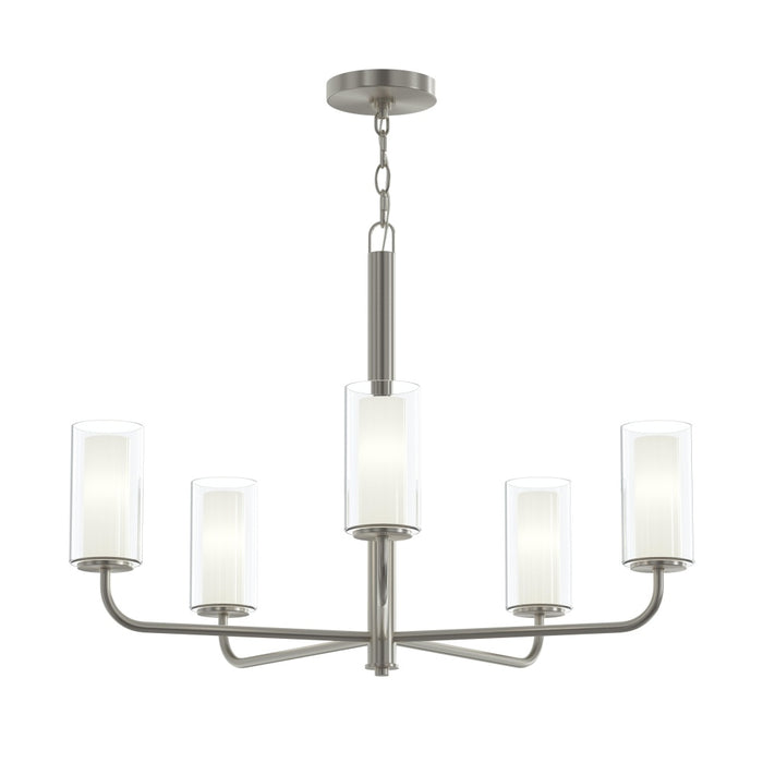 Mack Five-light Chandelier With Layered Glass Shades | P400475-009