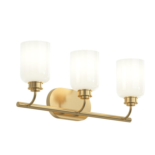 Reines Three-light Bath Vanity With Opal Glass Shades | P300579-191