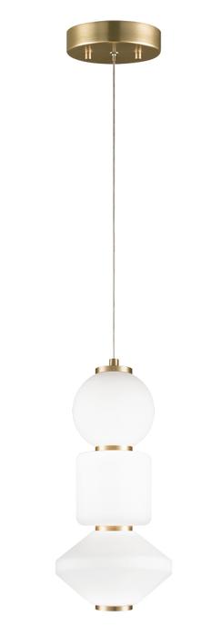 Matteo Dango Oxidized Gold Pendant