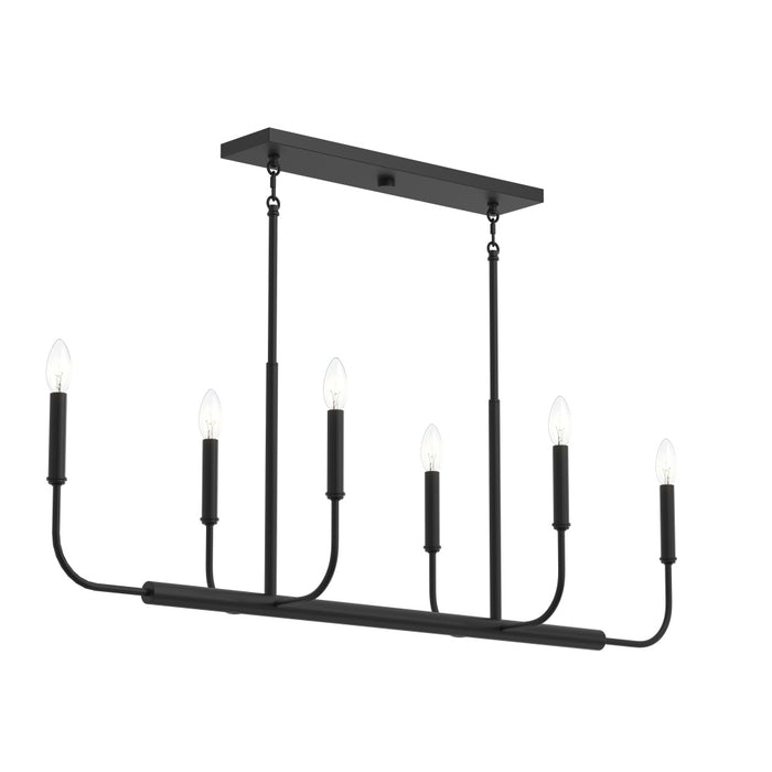 Reines Six-light Linear Chandelier | P400450-31M