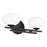 2 Light Vanity Light / Murale De Salle De Bain 2 Light | 207391A