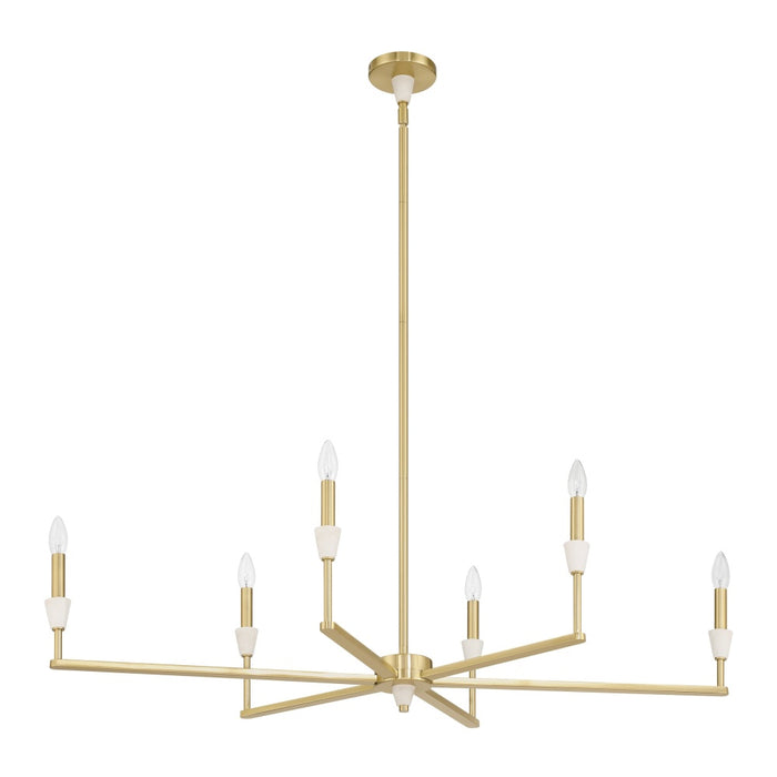 6 Light Linear Chandelier / Lustre Lineair 6 Light | 207359A