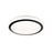 Round Glass Flush Mount | CFG13CCBK