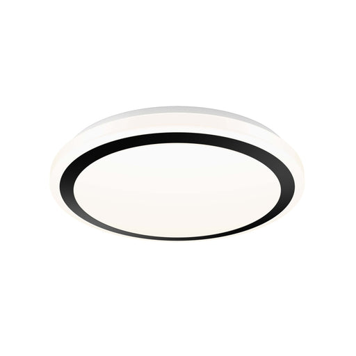 Round Glass Flush Mount | CFG13-CC-BK