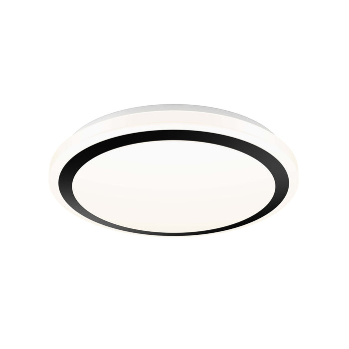 Round Glass Flush Mount | CFG13-CC-BK