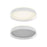 Dals Aurora 12in Dual-Light Dimmable LED Flush Mount, 5CCT - White