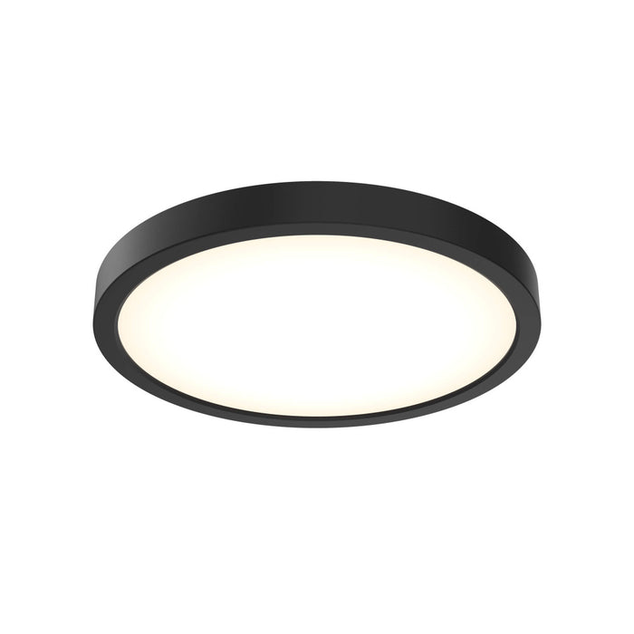 Round Flush Mount, Universal 120v - 347v, 0 - 10v Dimming | CFLEDR10-CC-V-BK