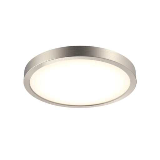 Round Flush Mount, Universal 120v - 347v, 0 - 10v Dimming | CFLEDR10-CC-V-WH