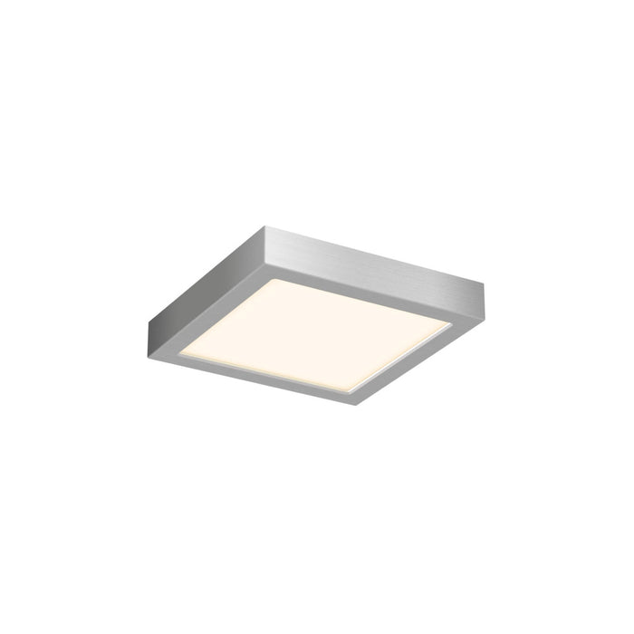 6 Inch Square Indoor/outdoor Led Flush Mount | CFLEDSQ06-CC-SN