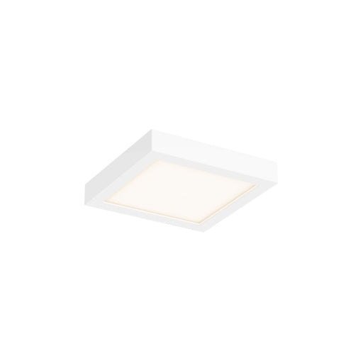 6 Inch Square Indoor/outdoor Led Flush Mount | CFLEDSQ06-CC-WH