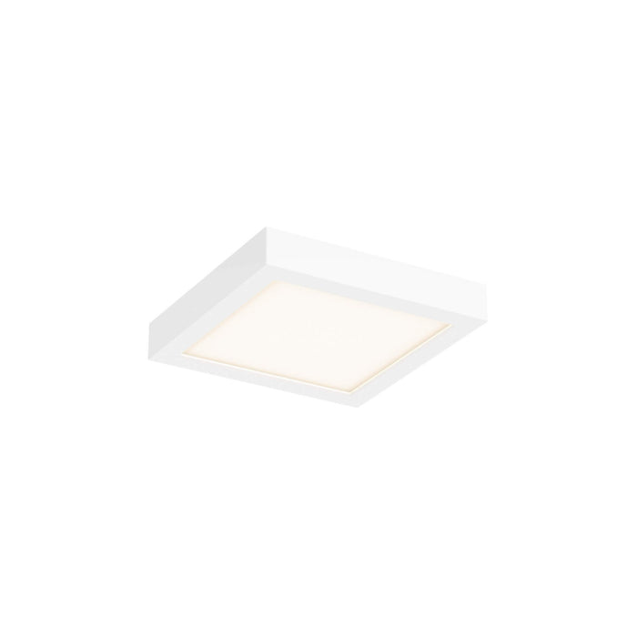 6 Inch Square Indoor/outdoor Led Flush Mount | CFLEDSQ06-CC-WH