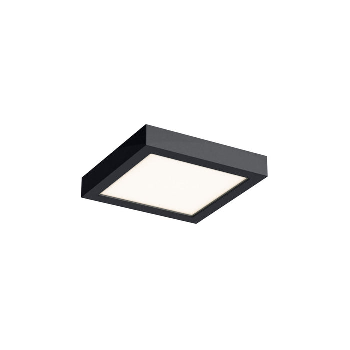 6 Inch Square Indoor/outdoor Led Flush Mount | CFLEDSQ06-CC-BK