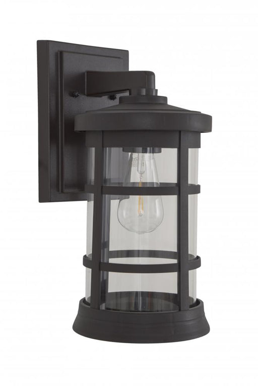Craftmade Resilience Large Outdoor Lantern in Bronze, Clear Lens