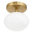 1 Light Semi- Flush Mount / Semi-plafonnier 1 Light | 207381A