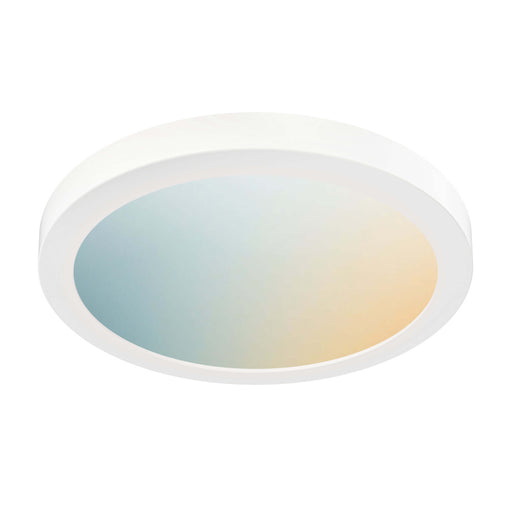 Smart 12in Flush Mount, Rgb+cct, Ble Mesh Black | DCPFMM12WH