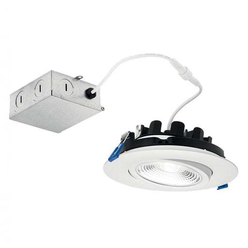 Kichler Direct-to-Ceiling 6 inch Round Gimbal 30K LED Downlight in White