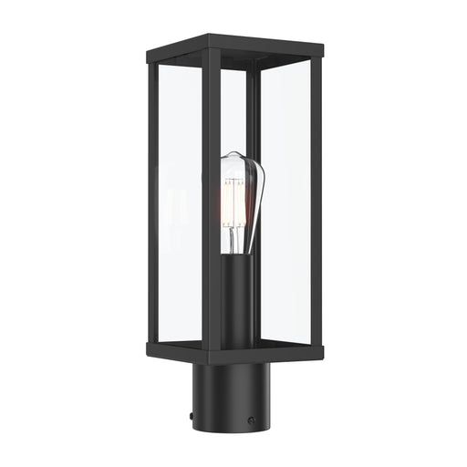 Ryle One-light Post Mount Lantern With Clear Glass Panels | P540113-31M