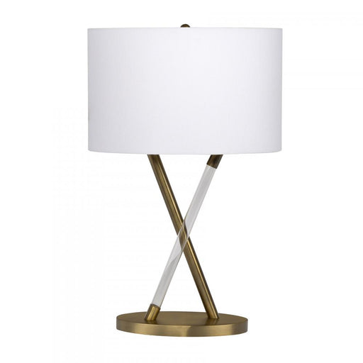 Craftmade 1 Light Metal/Acrylic Base Table Lamp in Satin Brass