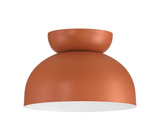 Craftmade Ventura Dome 1 Light Flushmount in Baked Clay