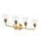Ilia 4-light Bath Vanity With Clear Glass Shade | P300574-191