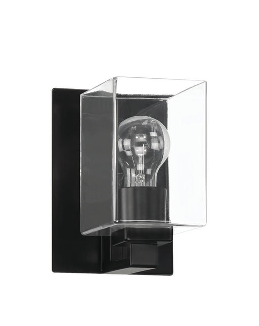 Craftmade McClane 1 Light Wall Sconce in Flat Black