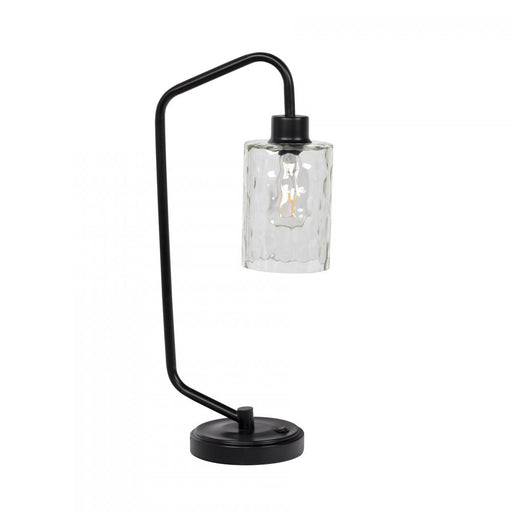 Craftmade 1 Light Metal Base Table Lamp w/ USB in Flat Black
