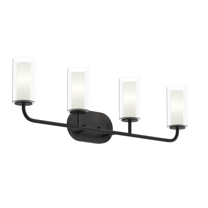 Mack Four-light Vanity Light With Layered Glass Shades | P300577-31M